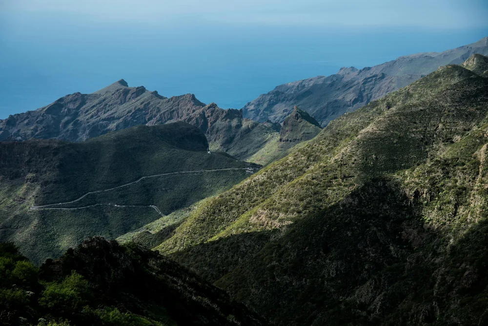 Paisaje de montaña en Canarias